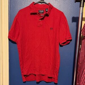 Chaps Men's Vibrant Red Polo Shirt